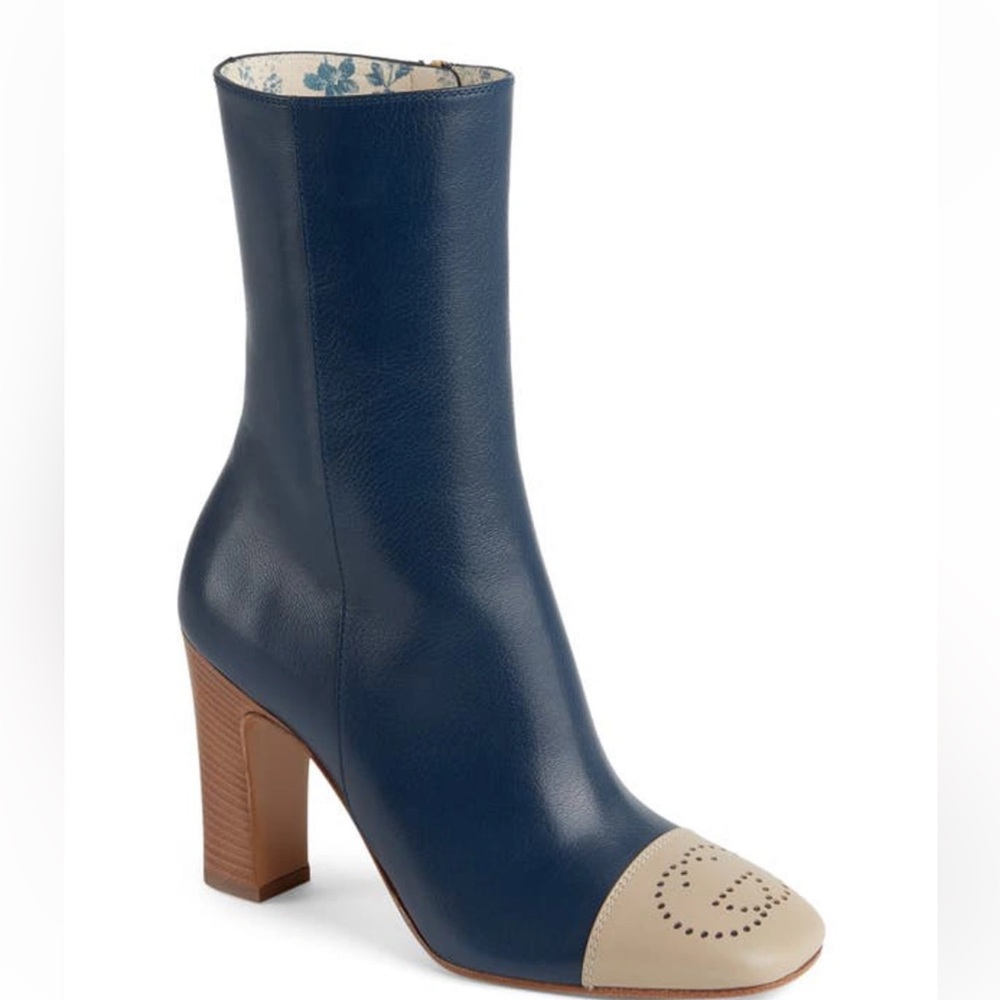 Gucci Hills Logo Bootie (Women)